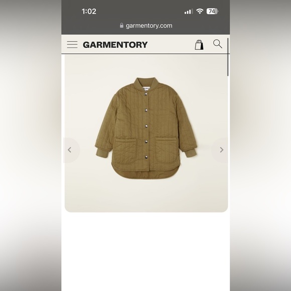 Unisex Main Story Quilted Jacket-Butternut; Size 12y but fits as women’s small - Picture 5 of 7